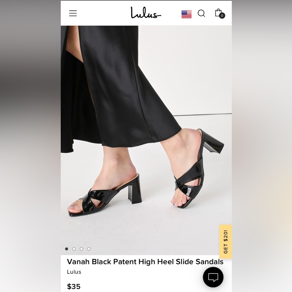 Lulu’s black heels